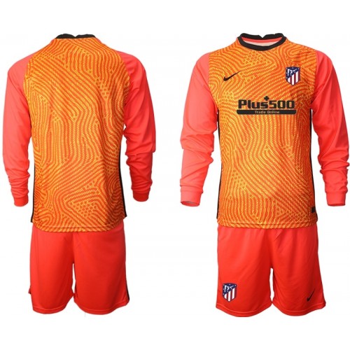 Atlético de Madrid Fodboldtrøjer Målmand Børn sæt 2020/21 M003 Langærmet Atlético de Madrid Fodboldtrøjer Målmand Børn sæt 2020/21 M003 Langærmet